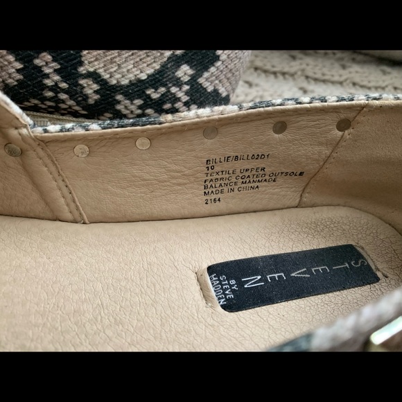 Steve madden snake print studded slip on - Picture 4 of 5